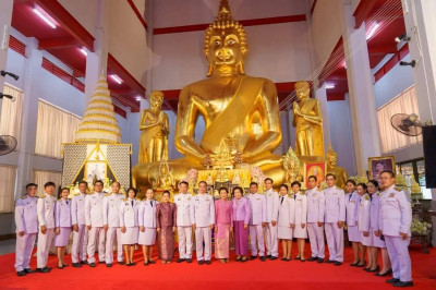 เข้าร่วมพิธีเจริญพระพุทธมนต์สมโภชพระพุทธรูปสำคัญประจำจังหวัดสิงห์บุรี เฉลิมพระเกียรติสมเด็จพระนางเจ้าสุทิดาฯ ... พารามิเตอร์รูปภาพ 1